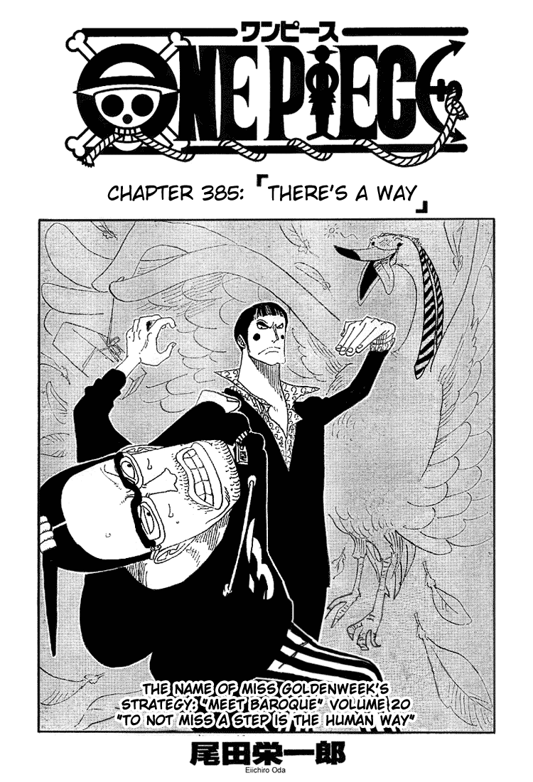 One Piece, Chapter 385 image 01